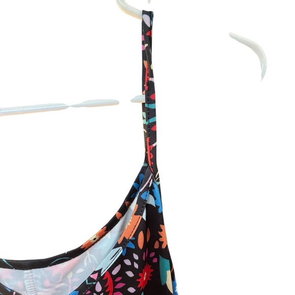 NWOT-Floral Black Maxi Dress - Picture 3 of 9